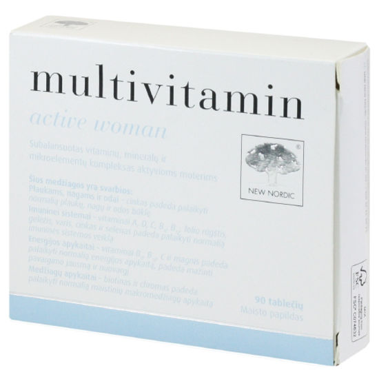 Мультивитамин активная женщина таблетки №90